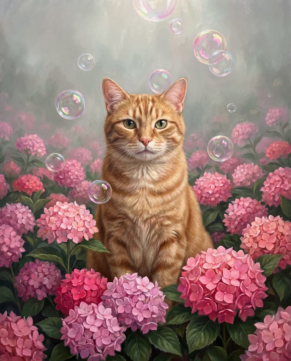 Hydrangea Dreams example portrait 2